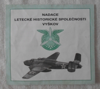 Vstupenka letecké muzeum Vyškov - 2007