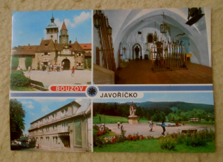 Pohlednice Bouzov - Javoříčko - barevná nepoužitá
