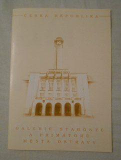 Regionální propagační leták Galerie starostů a primátorů města Ostravy - 2000