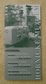 Regionální propagační leták Hornické muzeum Příbram