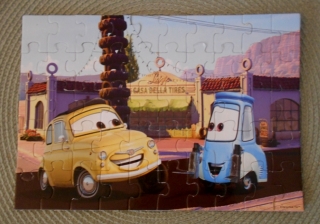 Puzzle - Disney Pixar - Auta Casa della Tires - bez krabice