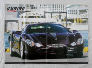 Poster časopisu Tuning Magazine 49 x 70 cm - Mitsuoka Orochi + Honda Civic