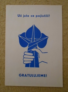 Reklamní Plánovací kalendář Česká státní pojišťovna - rok 1988