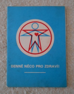 Propagační karty Denně něco pro zdraví! - 1984