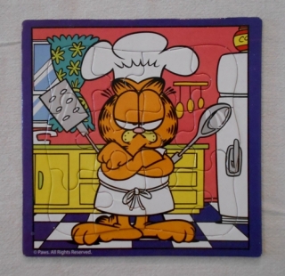 Puzzle - mini Puzzle 12 dílků - Garfield kuchařem