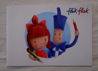 Dětské omalovánky Flik Flak - Švýcarsko 2019 / německy /