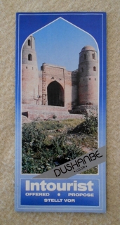 Propagační leták Dushanbe • USSR / 3-jazyčný /