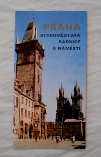 Brožura Praha Staroměstská radnice a náměstí - 1975