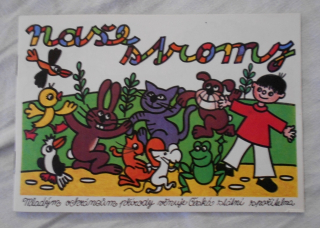 Dětské omalovánky Naše stromy - Česká státní spořitelna 1991