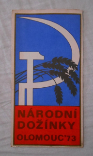 Národní dožínky Olomouc ´73 - program a plánek
