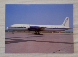 Pohlednice Letecké společnosti v Praze - Ber Line Il-18