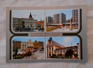 Pohlednice Havlíčkův Brod - barevná nepoužitá