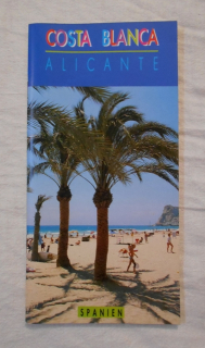 Turistická brožura Costa Blanca Alicante - v němčině