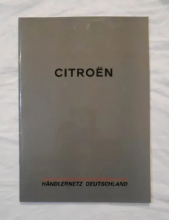 Pomocný propagační tisk Citroën Händlernetz Deutschland - 2001 německy