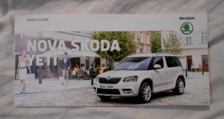 Reklamní leták Nová Škoda Yeti