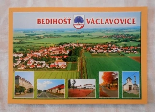 Pohlednice Bedihošť - Václavovice - barevná nepoužitá
