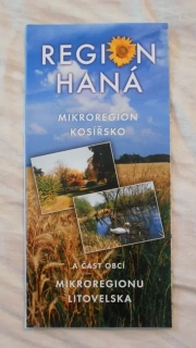 Mapa Region Haná Mikroregion Kosířsko - rok 2004