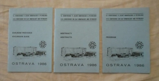 Doprovodné tisky 10. konference o jílové mineralogii a petrologii - Ostrava 1986 - anglicky