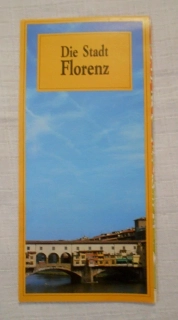 Mapa - Die Stadt Florenz - německy