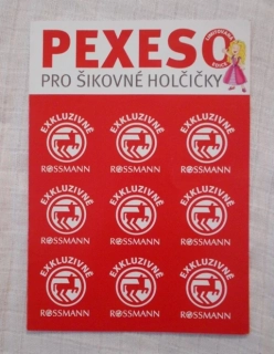 Propagační Pexeso pro šikovné holčičky - Rossmann drogerie
