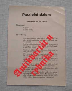 Návod ke hře Paralelní slalom - TOFA 1979