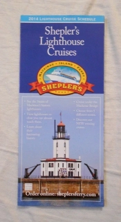Regionální propagační leták Maritime Museum Mackinaw City - Shepler´s Lighthouse Cruises / anglicky /