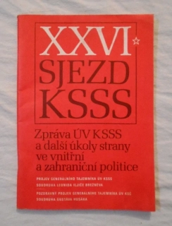 XXVI. sjezd KSSS - Praha 1981