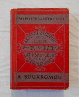 Dr. Josef Sedláček - Kapesní slovník latinsko-český - 1947