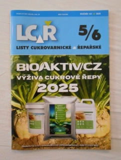 Časopis Listy cukrovarnické a řepařské číslo 5/6 ročník 2025