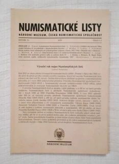 Numismatické listy ročník 70 rok 2015 číslo 1-2